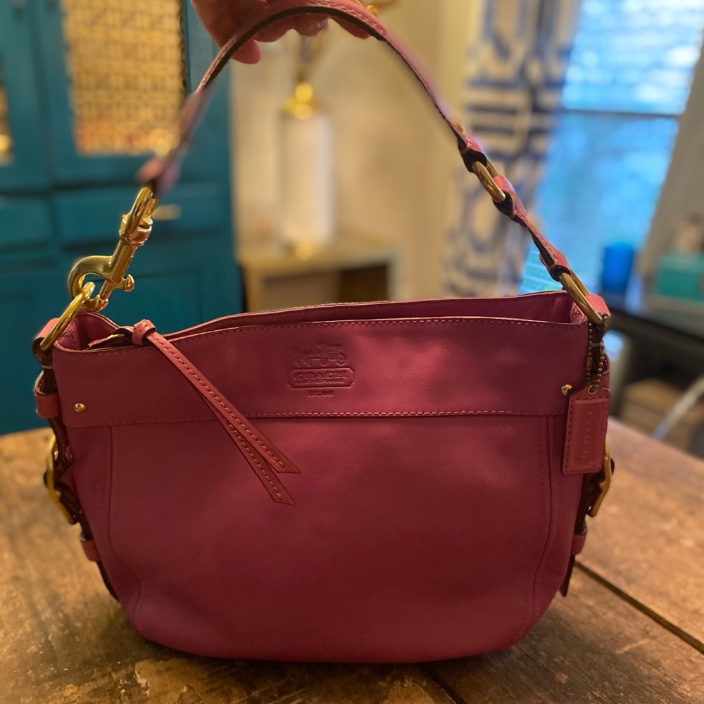 Coach lilac shoulder bag